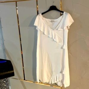 White cotton dress